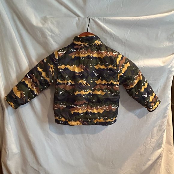 Swiss Tech Boys 2T 4-in-1 Yellow Blue Camo Fall Winter Spring Jacket - Picture 7 of 9